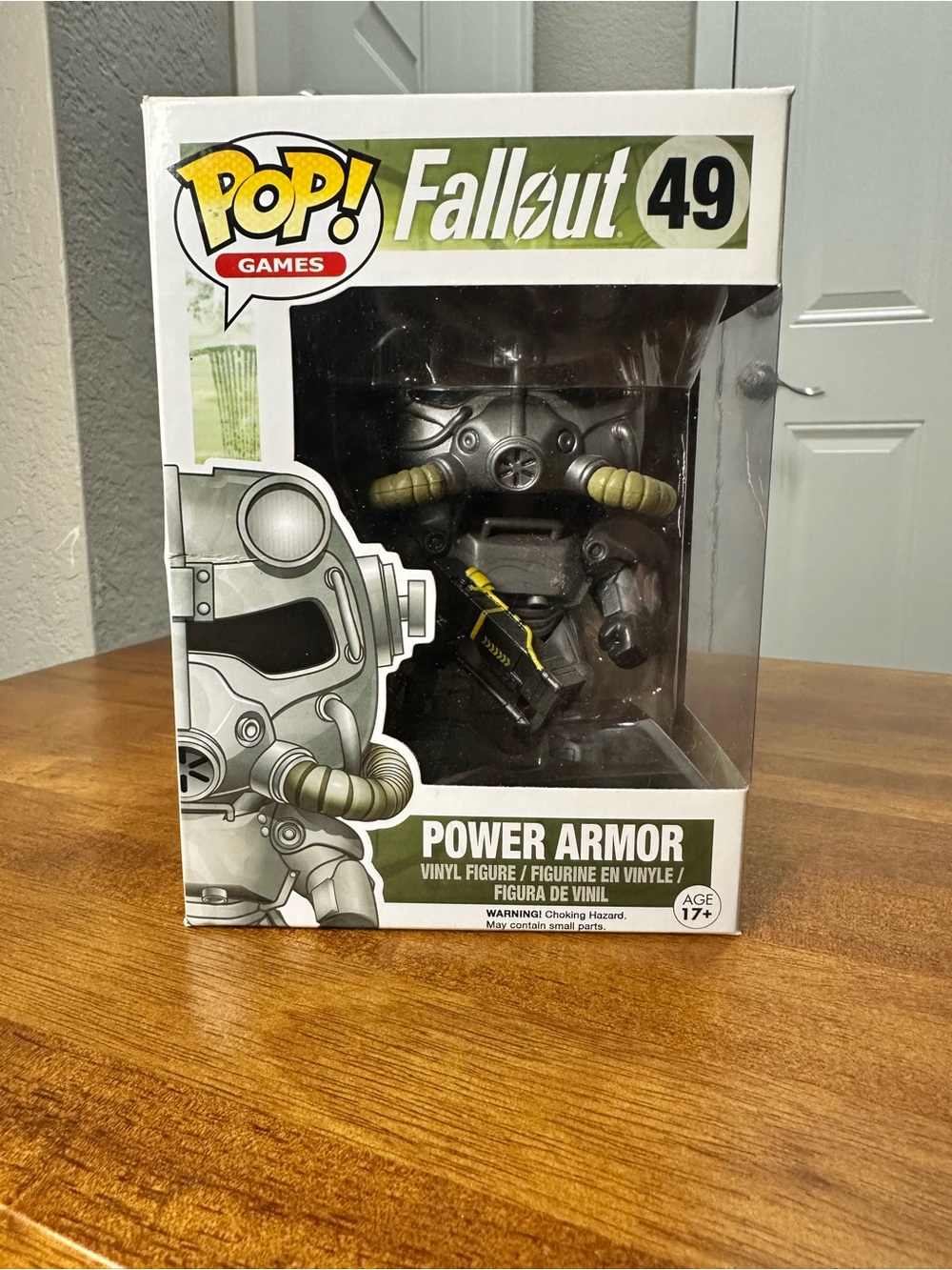 Funko Fallout Power Armor Pop! Vinyl Figure - Silver & Olive Green